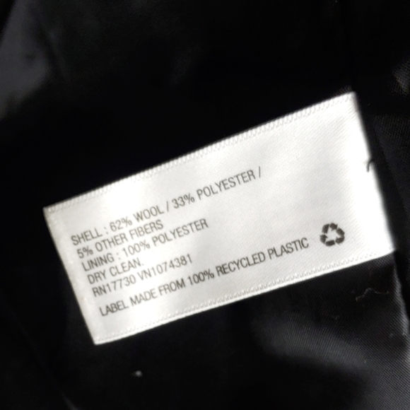 NEW Merona Womens Black Wool HOODED Full Zip Multi Pocket Cozy Jacket - Picture 7 of 10